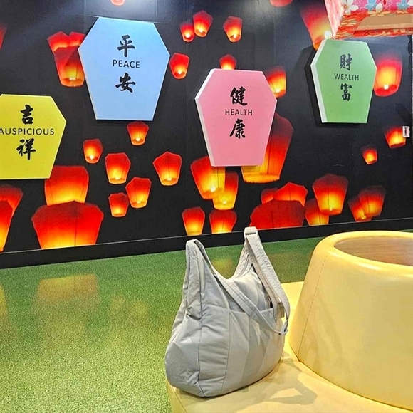 =GEN 'AYCC' All You Can Carry Grey Nylon Grey Puff Crossbody Bag - Picture 16 of 16